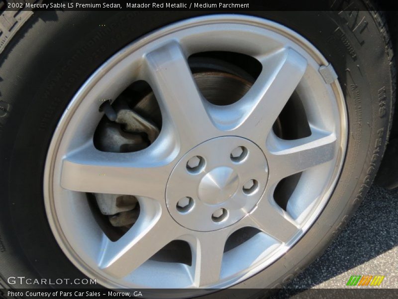 Matador Red Metallic / Medium Parchment 2002 Mercury Sable LS Premium Sedan