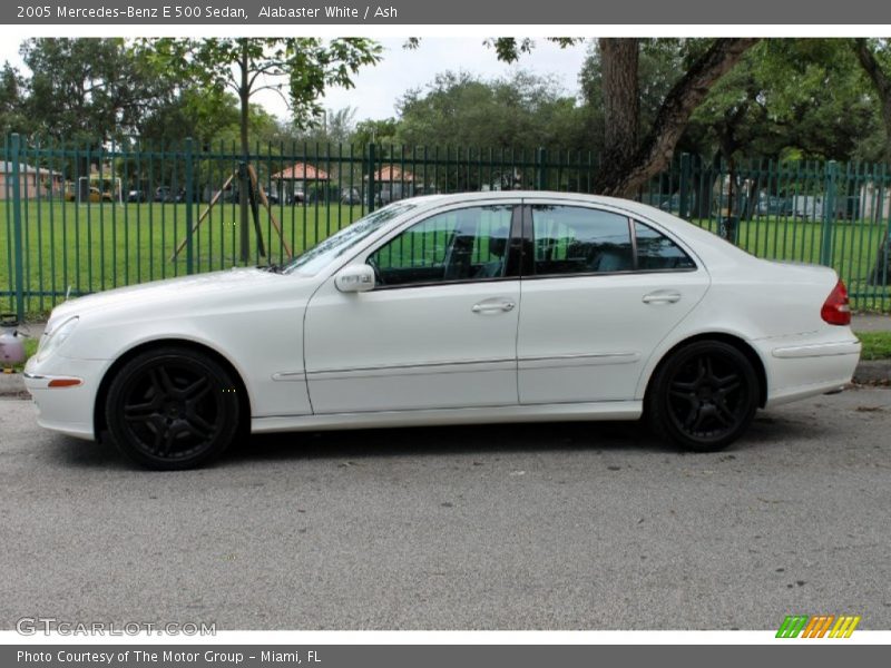 Alabaster White / Ash 2005 Mercedes-Benz E 500 Sedan