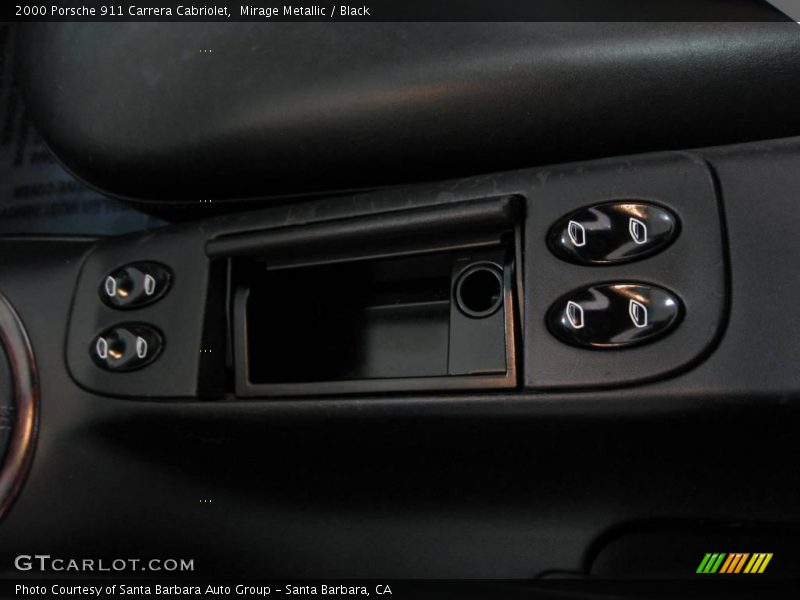 Mirage Metallic / Black 2000 Porsche 911 Carrera Cabriolet