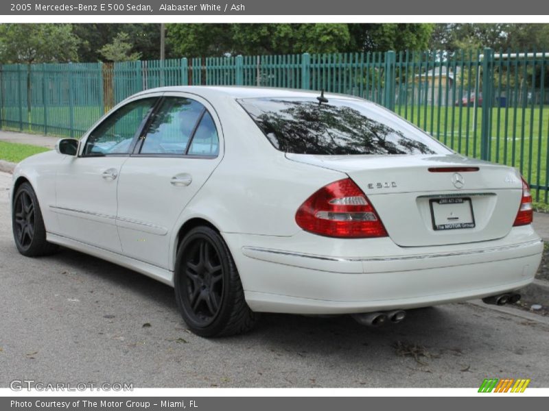 Alabaster White / Ash 2005 Mercedes-Benz E 500 Sedan