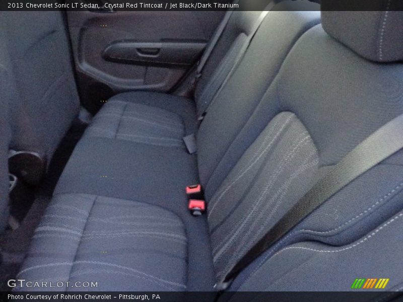 Crystal Red Tintcoat / Jet Black/Dark Titanium 2013 Chevrolet Sonic LT Sedan
