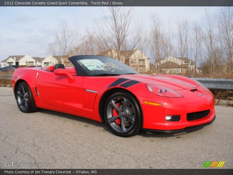 Front 3/4 View of 2012 Corvette Grand Sport Convertible