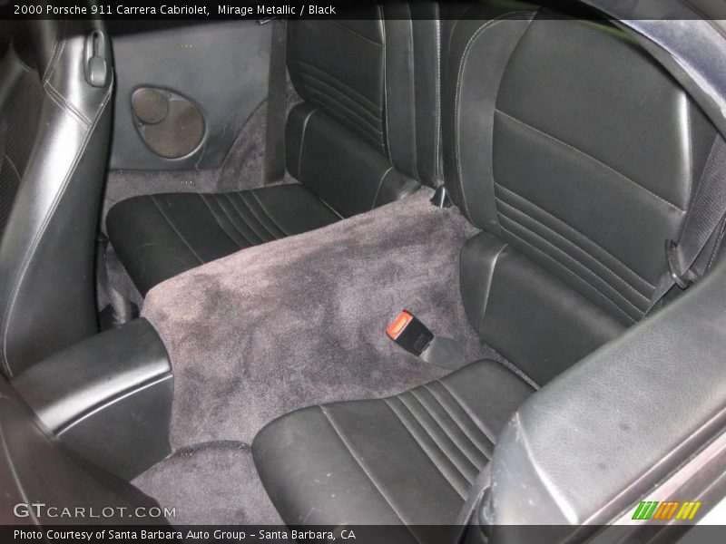 Mirage Metallic / Black 2000 Porsche 911 Carrera Cabriolet