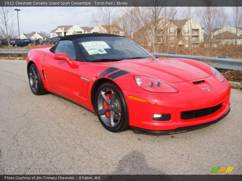 Torch Red / Ebony 2012 Chevrolet Corvette Grand Sport Convertible