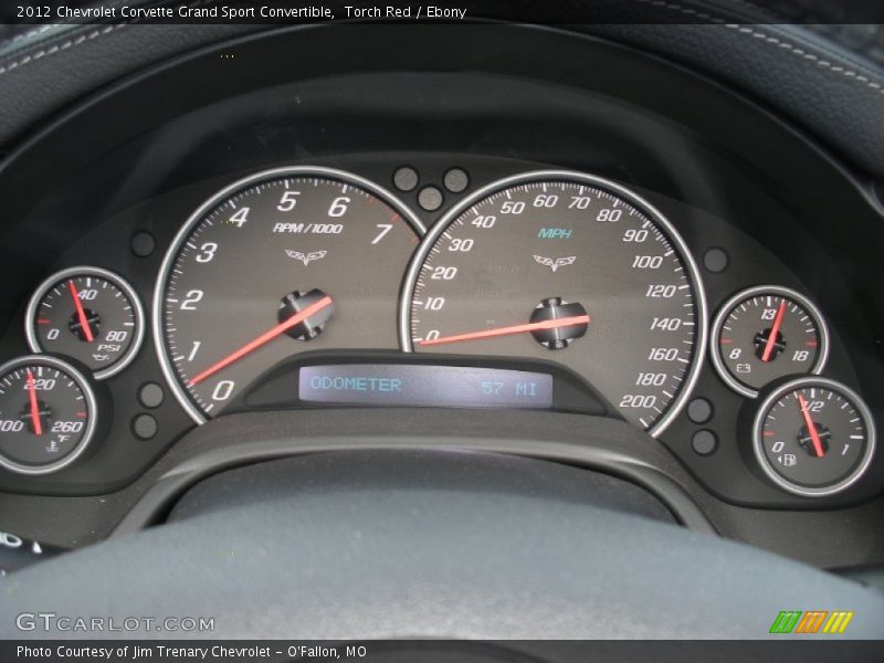  2012 Corvette Grand Sport Convertible Grand Sport Convertible Gauges