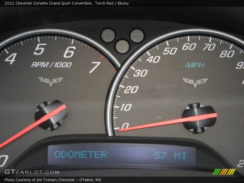 Torch Red / Ebony 2012 Chevrolet Corvette Grand Sport Convertible