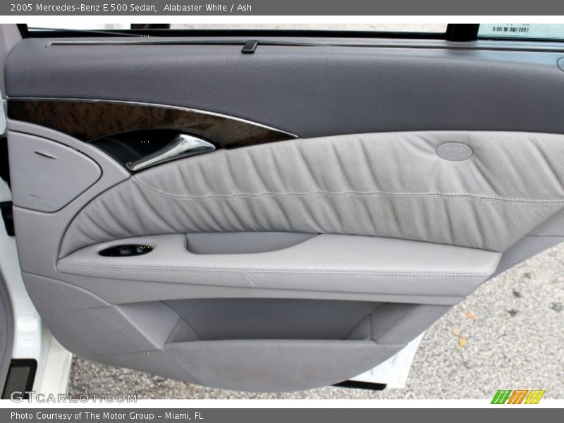 Alabaster White / Ash 2005 Mercedes-Benz E 500 Sedan
