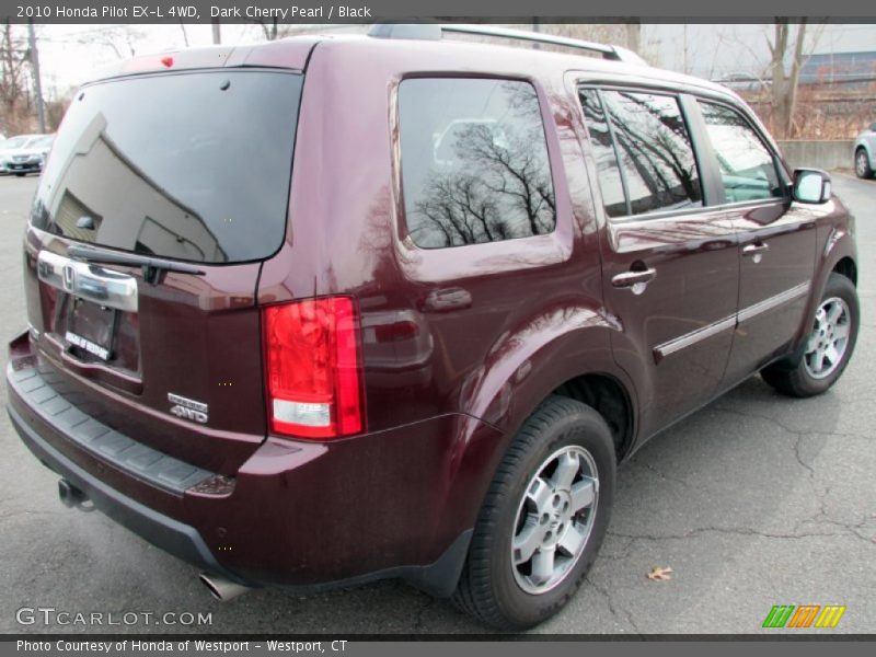 Dark Cherry Pearl / Black 2010 Honda Pilot EX-L 4WD