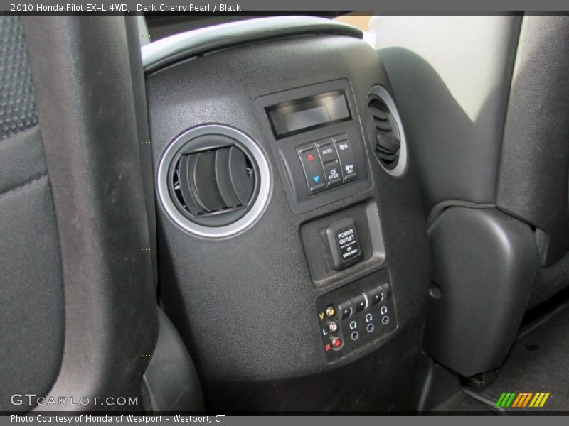 Dark Cherry Pearl / Black 2010 Honda Pilot EX-L 4WD
