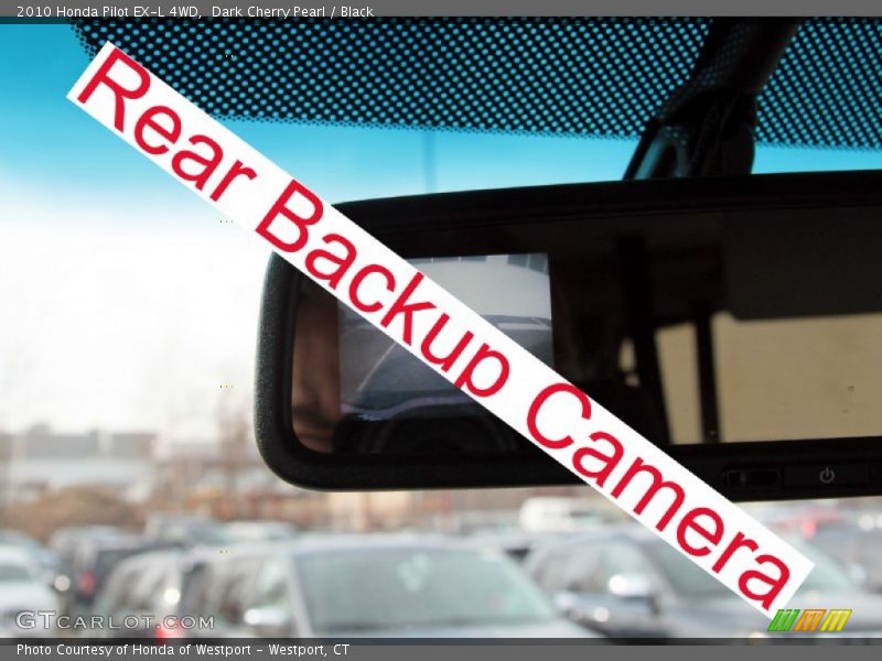 Dark Cherry Pearl / Black 2010 Honda Pilot EX-L 4WD