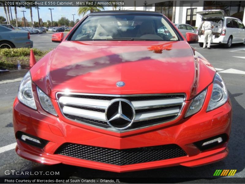 Mars Red / Almond/Mocha 2011 Mercedes-Benz E 550 Cabriolet