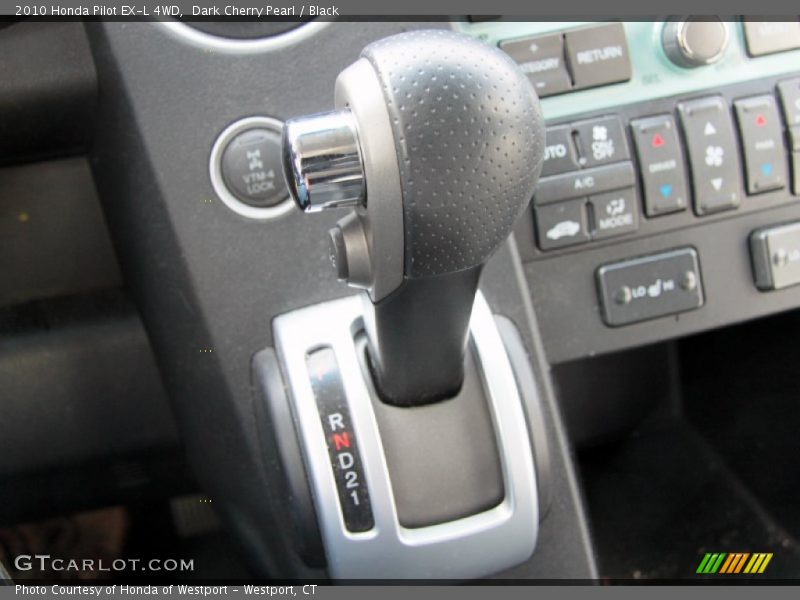 Dark Cherry Pearl / Black 2010 Honda Pilot EX-L 4WD