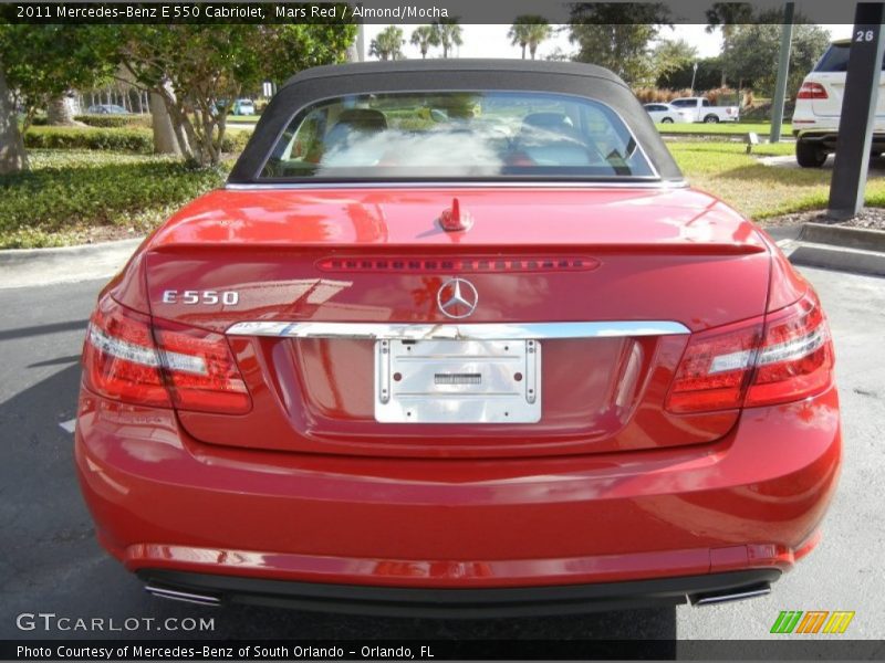 Mars Red / Almond/Mocha 2011 Mercedes-Benz E 550 Cabriolet