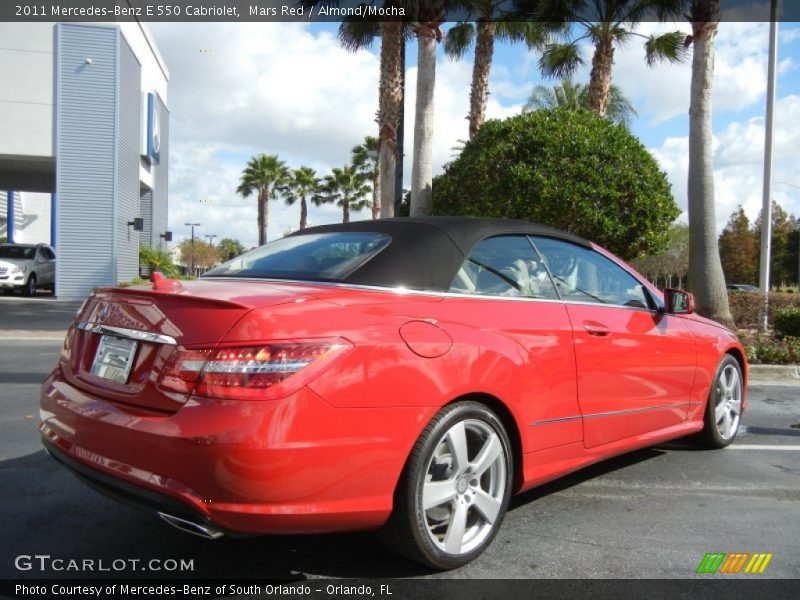 Mars Red / Almond/Mocha 2011 Mercedes-Benz E 550 Cabriolet
