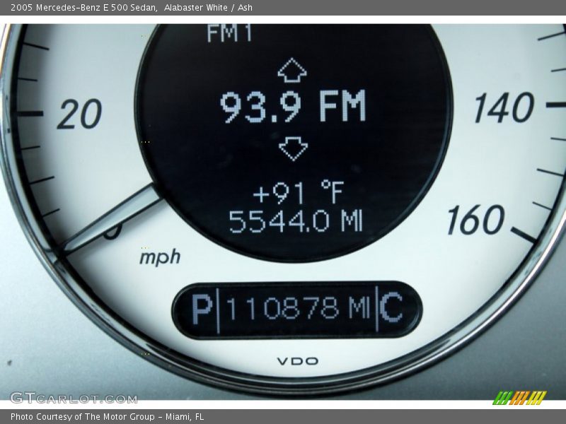 Alabaster White / Ash 2005 Mercedes-Benz E 500 Sedan