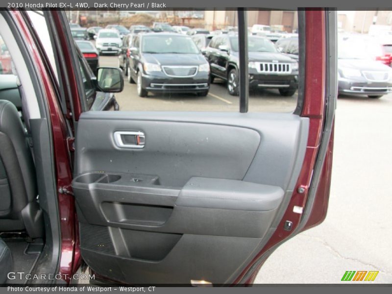 Dark Cherry Pearl / Black 2010 Honda Pilot EX-L 4WD