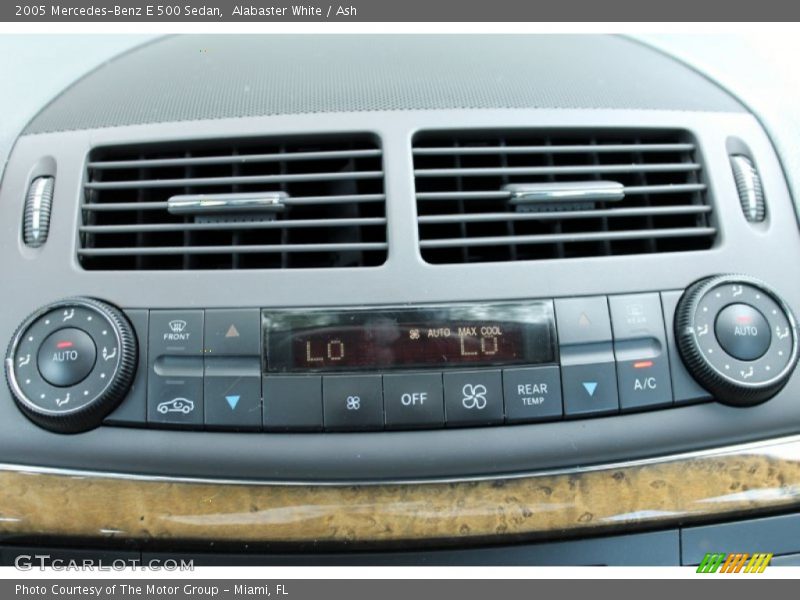 Alabaster White / Ash 2005 Mercedes-Benz E 500 Sedan