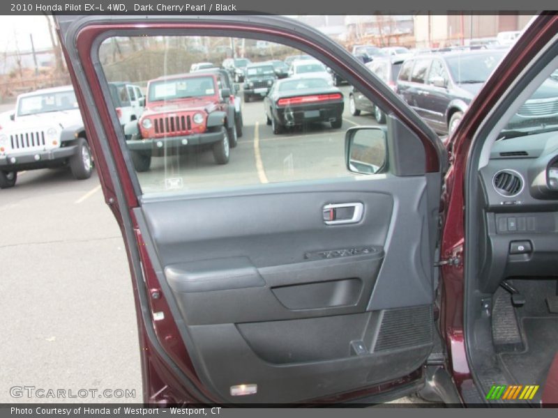 Dark Cherry Pearl / Black 2010 Honda Pilot EX-L 4WD