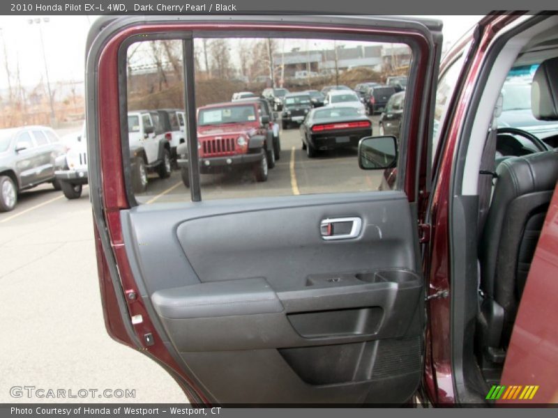 Dark Cherry Pearl / Black 2010 Honda Pilot EX-L 4WD