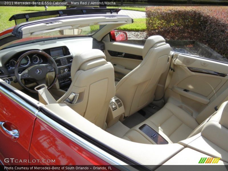 Mars Red / Almond/Mocha 2011 Mercedes-Benz E 550 Cabriolet