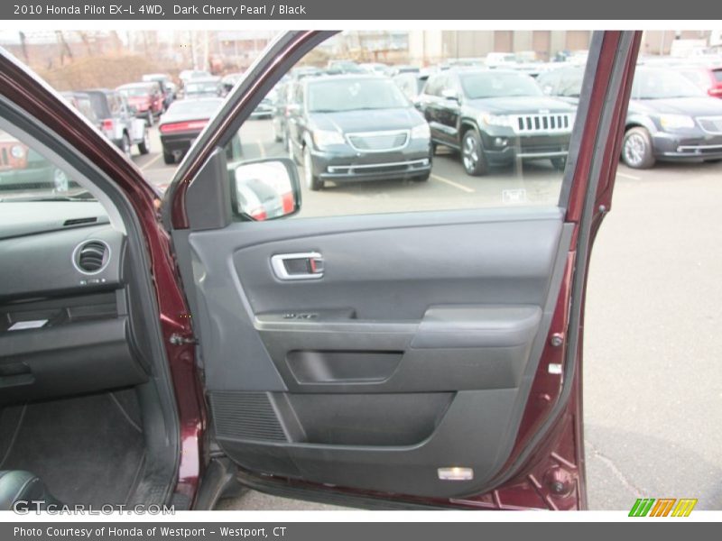 Dark Cherry Pearl / Black 2010 Honda Pilot EX-L 4WD