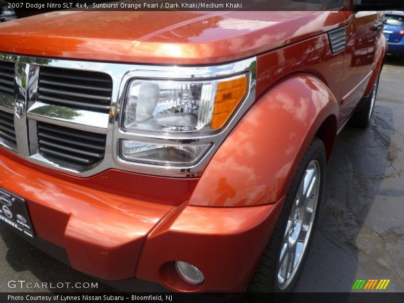 Sunburst Orange Pearl / Dark Khaki/Medium Khaki 2007 Dodge Nitro SLT 4x4