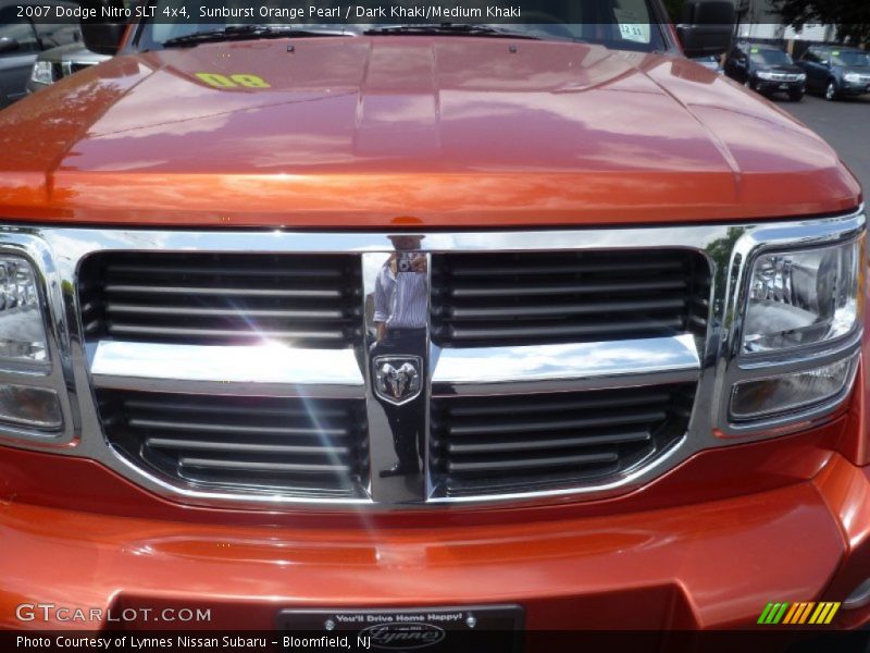 Sunburst Orange Pearl / Dark Khaki/Medium Khaki 2007 Dodge Nitro SLT 4x4