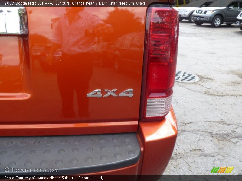 Sunburst Orange Pearl / Dark Khaki/Medium Khaki 2007 Dodge Nitro SLT 4x4