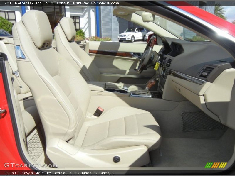 Mars Red / Almond/Mocha 2011 Mercedes-Benz E 550 Cabriolet