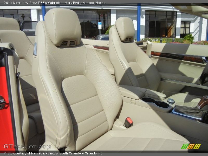 Mars Red / Almond/Mocha 2011 Mercedes-Benz E 550 Cabriolet