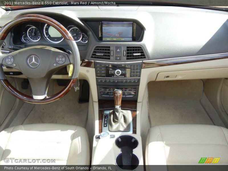 Mars Red / Almond/Mocha 2011 Mercedes-Benz E 550 Cabriolet