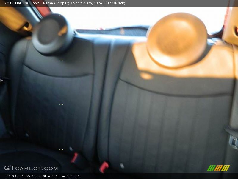 Rame (Copper) / Sport Nero/Nero (Black/Black) 2013 Fiat 500 Sport