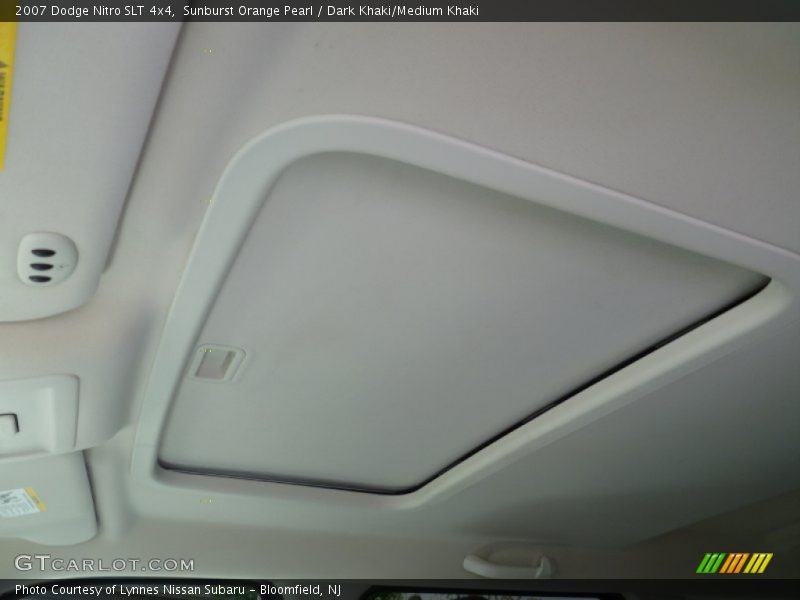 Sunburst Orange Pearl / Dark Khaki/Medium Khaki 2007 Dodge Nitro SLT 4x4