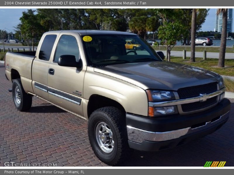 Sandstone Metallic / Tan 2004 Chevrolet Silverado 2500HD LT Extended Cab 4x4
