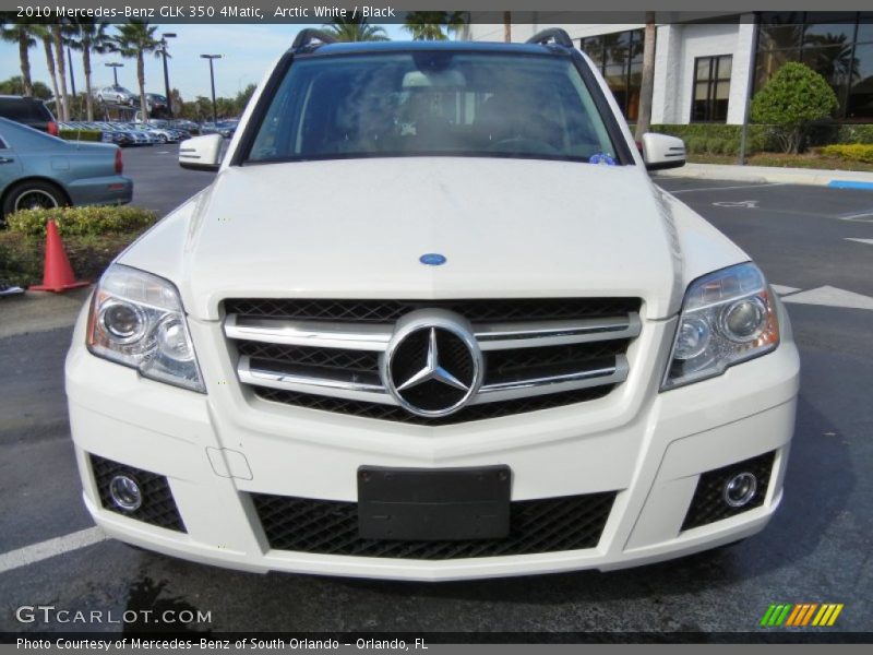 Arctic White / Black 2010 Mercedes-Benz GLK 350 4Matic