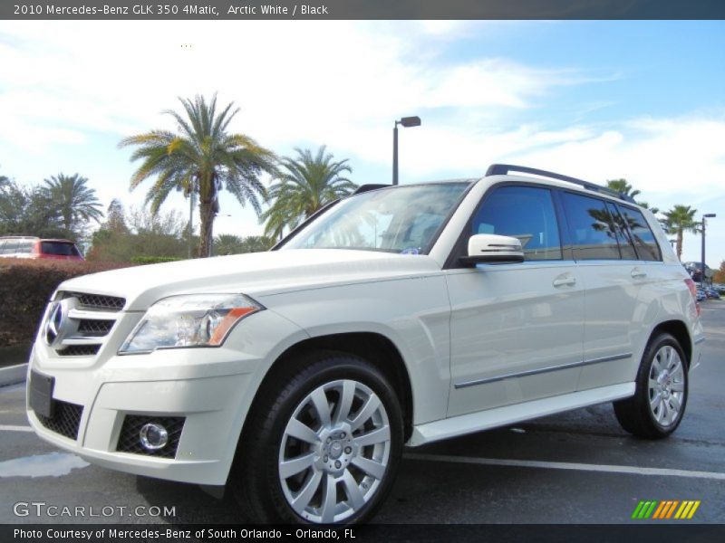 Arctic White / Black 2010 Mercedes-Benz GLK 350 4Matic