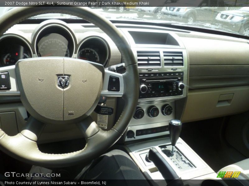 Sunburst Orange Pearl / Dark Khaki/Medium Khaki 2007 Dodge Nitro SLT 4x4