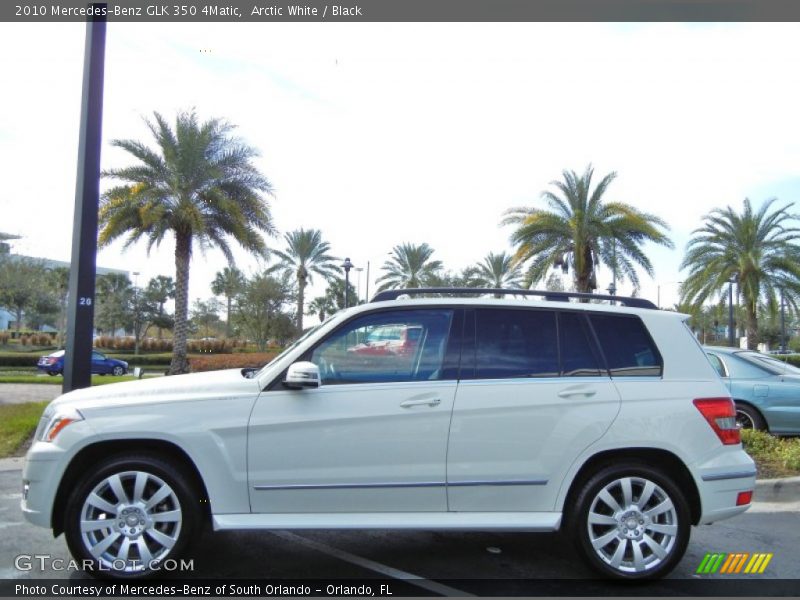 Arctic White / Black 2010 Mercedes-Benz GLK 350 4Matic