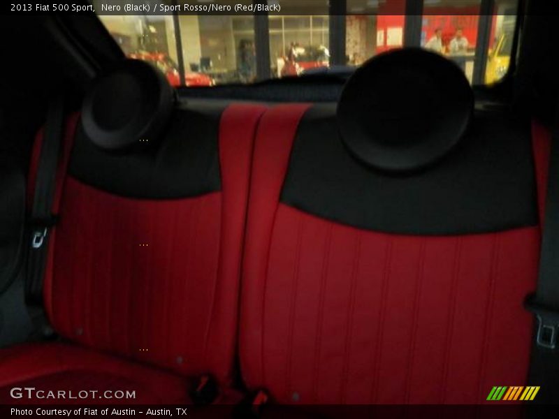 Nero (Black) / Sport Rosso/Nero (Red/Black) 2013 Fiat 500 Sport