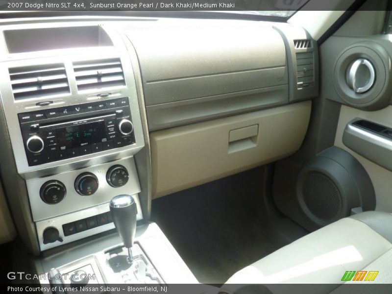 Sunburst Orange Pearl / Dark Khaki/Medium Khaki 2007 Dodge Nitro SLT 4x4