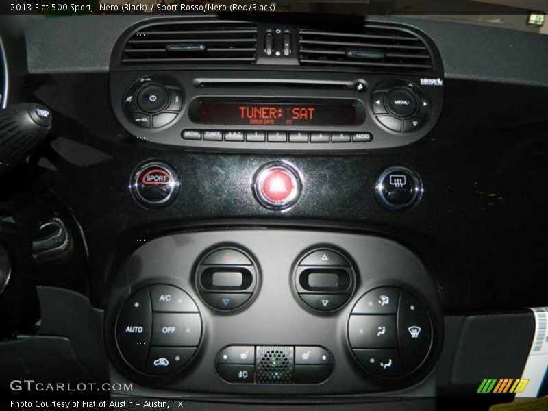 Nero (Black) / Sport Rosso/Nero (Red/Black) 2013 Fiat 500 Sport
