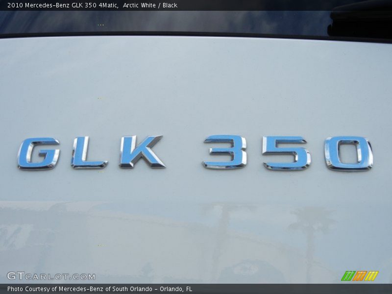 Arctic White / Black 2010 Mercedes-Benz GLK 350 4Matic