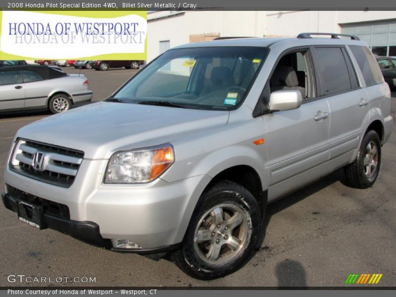 Billet Silver Metallic / Gray 2008 Honda Pilot Special Edition 4WD