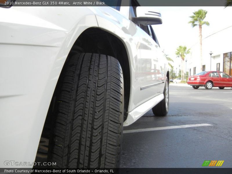 Arctic White / Black 2010 Mercedes-Benz GLK 350 4Matic