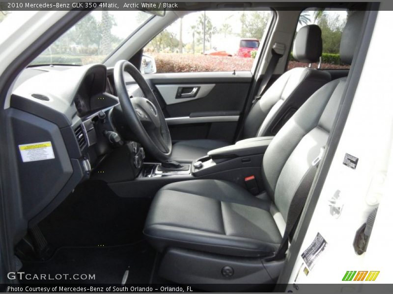 Arctic White / Black 2010 Mercedes-Benz GLK 350 4Matic