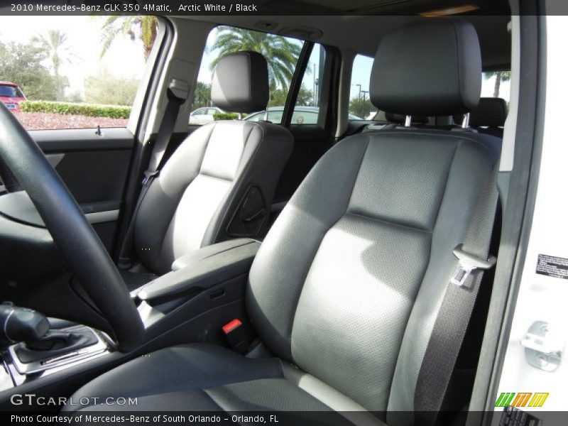 Arctic White / Black 2010 Mercedes-Benz GLK 350 4Matic