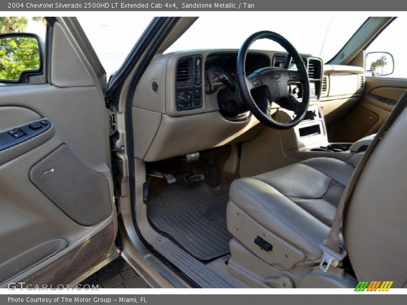  2004 Silverado 2500HD LT Extended Cab 4x4 Tan Interior