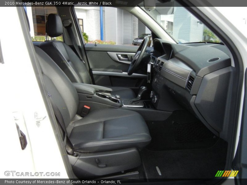 Arctic White / Black 2010 Mercedes-Benz GLK 350 4Matic