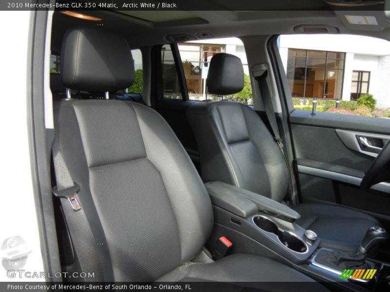 Arctic White / Black 2010 Mercedes-Benz GLK 350 4Matic
