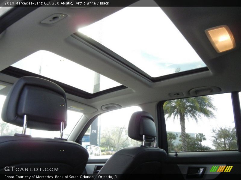Arctic White / Black 2010 Mercedes-Benz GLK 350 4Matic